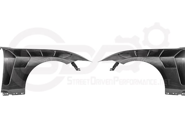 2024-UP FORD MUSTANG S650 | GTD STYLE CARBON FIBER FRONT SIDE VENTED FENDERS